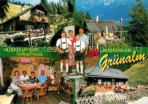 AK / Ansichtskarte Hippach Jausenstation Gruenalm Kat. Hippach