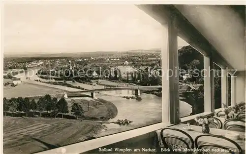 AK / Ansichtskarte Bad Wimpfen Neckar Blick vom Mathildenbad Kat. Bad Wimpfen