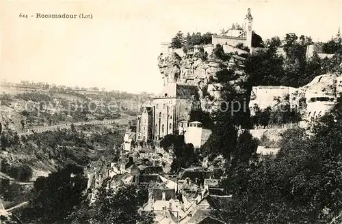 AK / Ansichtskarte Rocamadour Chateau Panorama Kat. Rocamadour