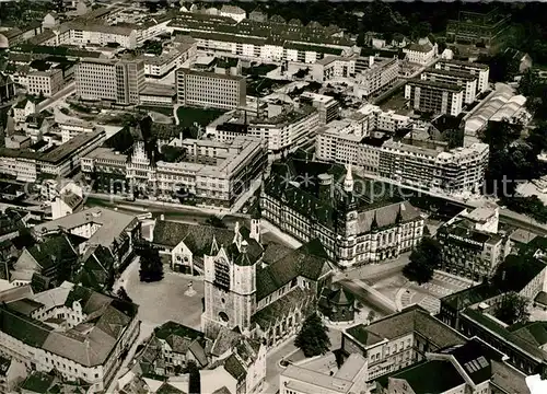 AK / Ansichtskarte Braunschweig Fliegeraufnahme Stadtmitte Kat. Braunschweig