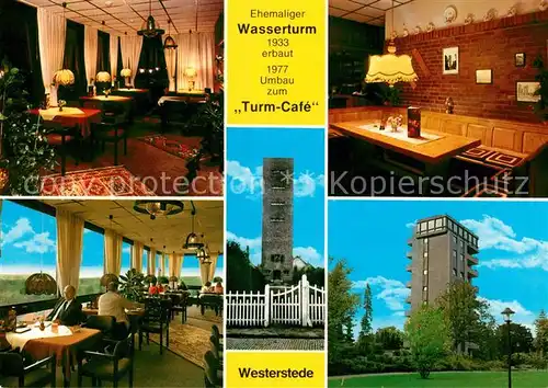 AK / Ansichtskarte Westerstede Turm Cafe Gastraeume Kat. Westerstede