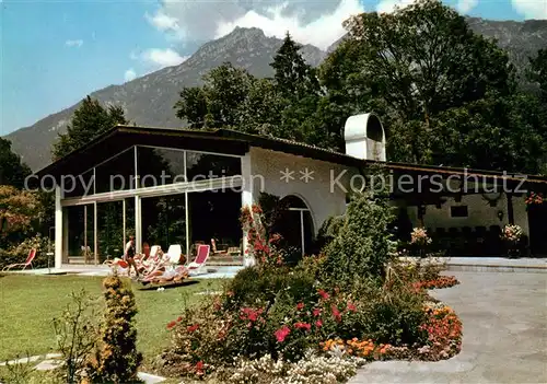 AK / Ansichtskarte Garmisch Partenkirchen Hotel Obermuehle Kat. Garmisch Partenkirchen
