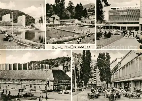 AK / Ansichtskarte Suhl Thueringer Wald Waffenmuseum Bad Warenhaus Centrum Interhotel Thueringen Tourist Kat. Suhl