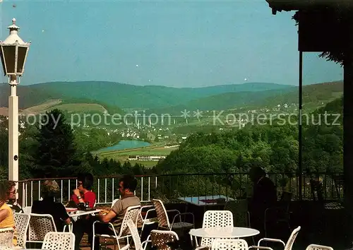 AK / Ansichtskarte Oberstaat Hotel Restaurant Wald Cafe Bergische Schweiz