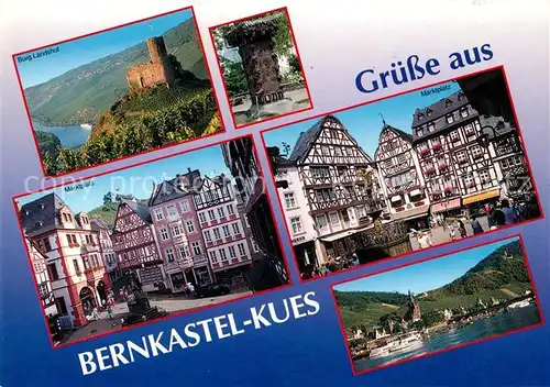 AK / Ansichtskarte Bernkastel Kues Burg Marktplatz Panorama Kat. Bernkastel Kues