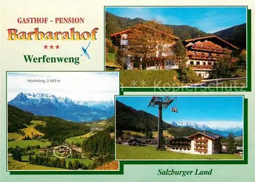 AK / Ansichtskarte Werfenweng Gasthof Pension Barbarahof Kat. Werfenweng