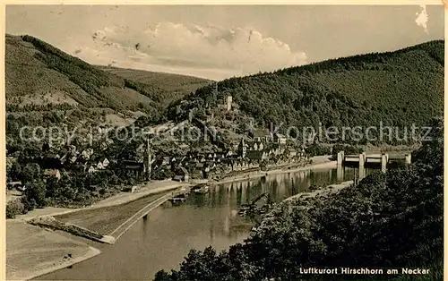 AK / Ansichtskarte Hirschhorn Neckar Fliegeraufnahme Kat. Hirschhorn (Neckar)