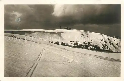 AK / Ansichtskarte Feldberg Schwarzwald Foehnstimmung Winterpanorama Kat. Feldberg (Schwarzwald)