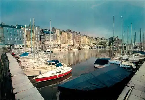 AK / Ansichtskarte Honfleur Le Vieux Bassin aujourdhui port de plaisance pour les yachts Kat. Honfleur