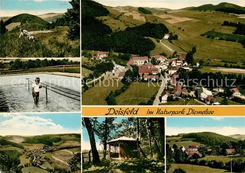 AK / Ansichtskarte Deisfeld am Diemelsee Wassertretanlage Teilansichten Kat. Diemelsee