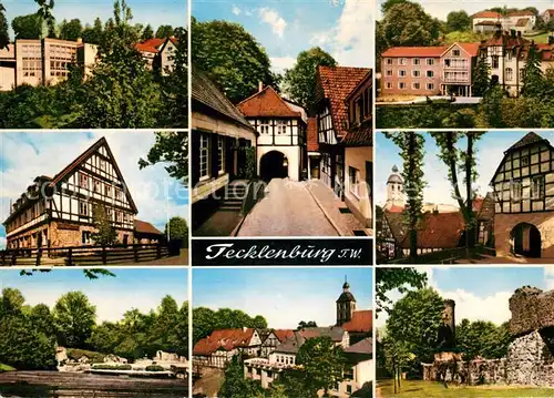 AK / Ansichtskarte Tecklenburg Stadtmauer Stadttor Fachwerkhaeuser Kat. Tecklenburg