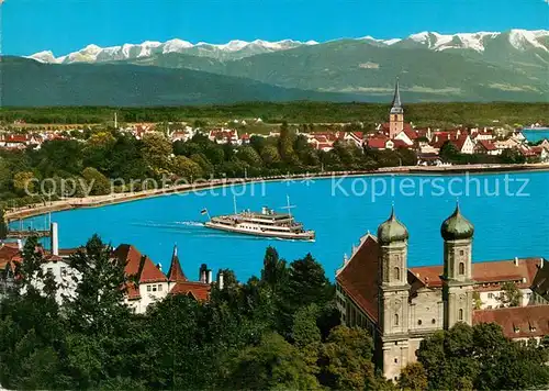 AK / Ansichtskarte Friedrichshafen Bodensee Fliegeraufnahme Kat. Friedrichshafen