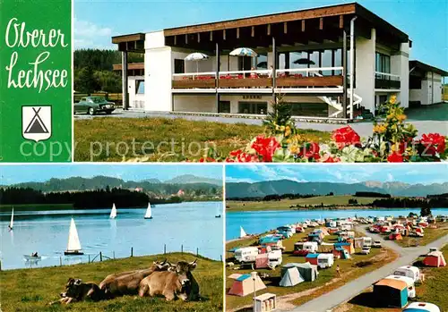 AK / Ansichtskarte Lechbruck See Campingplatz Camping Club Oberer Lechsee Kat. Lechbruck am See