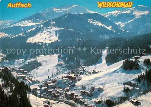 AK / Ansichtskarte Auffach Fliegeraufnahme Winterlandschaft Kat. Wildschoenau