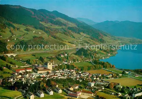 AK / Ansichtskarte Mondsee Salzkammergut Fliegeraufnahme Kat. Mondsee