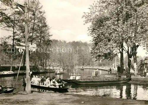 AK / Ansichtskarte Luebbenau Spreewald Kahnabfahrtstelle  Kat. Luebbenau