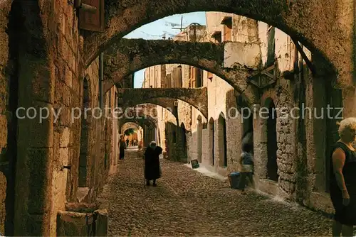 AK / Ansichtskarte Rhodos Rhodes aegaeis Altstadtmotiv Kat. 