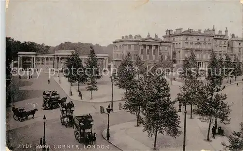 AK / Ansichtskarte London Hyde Park Corner Kat. City of London