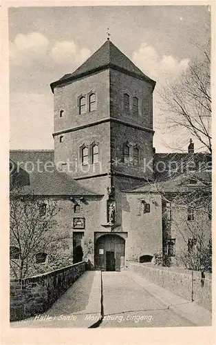 AK / Ansichtskarte Halle Saale Moritzburg Eingang Kat. Halle