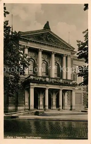 AK / Ansichtskarte Halle Saale Stadttheater Kat. Halle