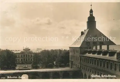 AK / Ansichtskarte Gotha Thueringen Schlossturm Kat. Gotha