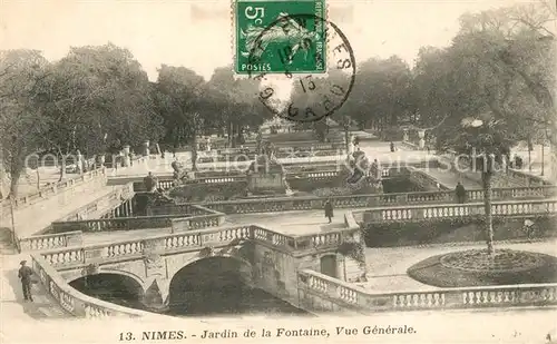 AK / Ansichtskarte Nimes Jardin de la Fontaine Kat. Nimes