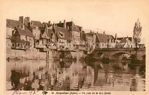 AK / Ansichtskarte Argenton sur Creuse Un coin de la rive droite pont Kat. Argenton sur Creuse