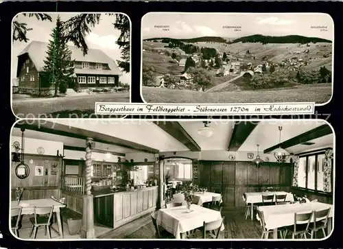 AK / Ansichtskarte Stuebenwasen Todtnauberg Berggasthaus Feldberg Kat. Todtnau