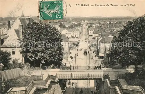 AK / Ansichtskarte Le Mans Sarthe Vue prise du Tunnel Kat. Le Mans