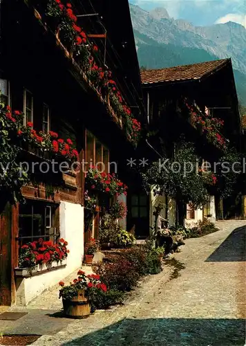 AK / Ansichtskarte Brienz BE Brunngasse Kat. Brienz