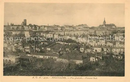 AK / Ansichtskarte Angouleme Vue generale versant sud Kat. Angouleme