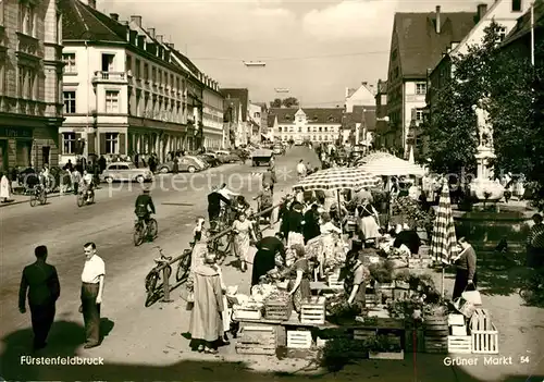 AK / Ansichtskarte Fuerstenfeldbruck Gruener Markt Kat. Fuerstenfeldbruck