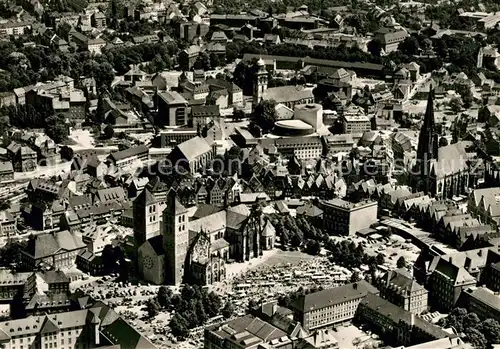 AK / Ansichtskarte Muenster Westfalen Fliegeraufnahme Altstadt Kat. Muenster