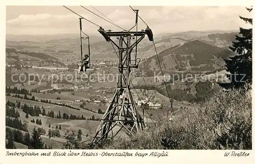 AK / Ansichtskarte Steibis Imbergbahn Berggasthof Pension Imberg Kat. Oberstaufen