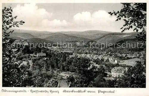 AK / Ansichtskarte Hasserode Blick vom Papental Kat. Wernigerode