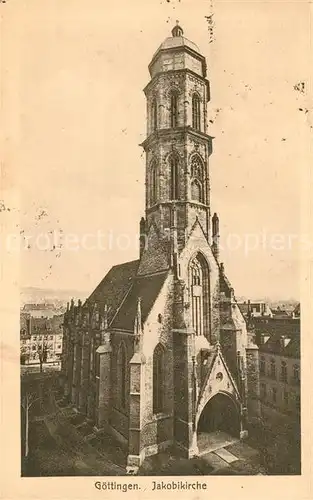 AK / Ansichtskarte Goettingen Niedersachsen Jakobikirche Kat. Goettingen