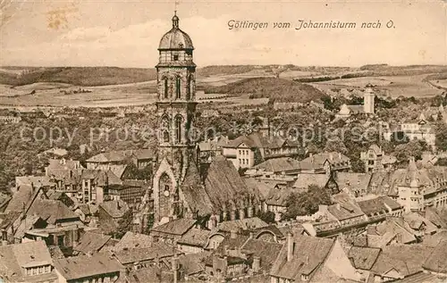 AK / Ansichtskarte Goettingen Niedersachsen Blick vom Johannisturm nach Osten Kat. Goettingen