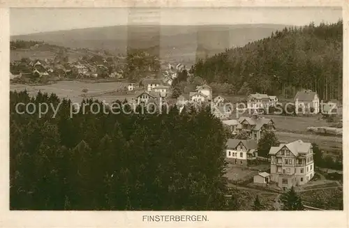 AK / Ansichtskarte Finsterbergen Panorama Kat. Finsterbergen Thueringer Wald