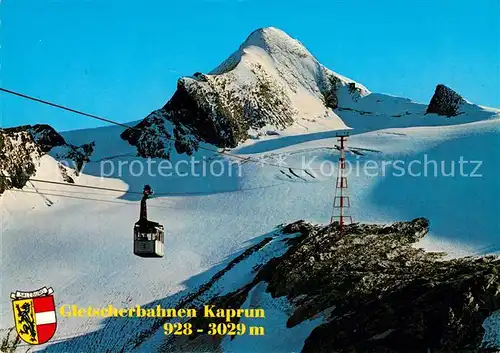 AK / Ansichtskarte Seilbahn Gletscherbahnen Kaprun  Kat. Bahnen