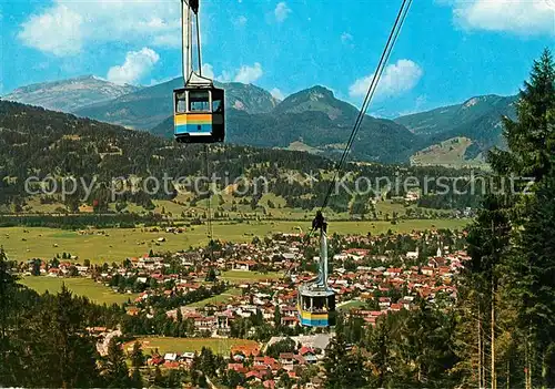 AK / Ansichtskarte Seilbahn Nebelhorn Oberstdorf Hoher Ifen  Kat. Bahnen