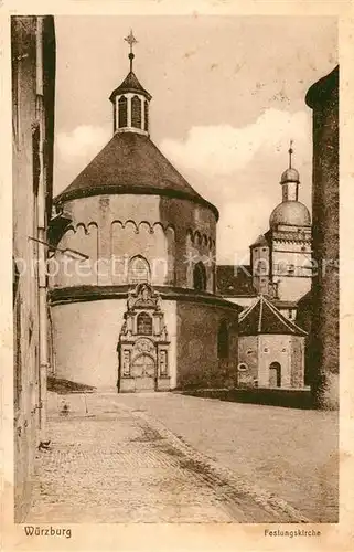 AK / Ansichtskarte Wuerzburg Festungskirche Kat. Wuerzburg