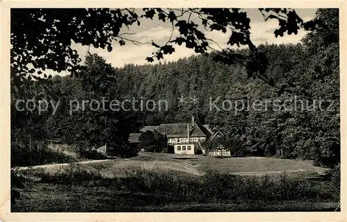 AK / Ansichtskarte Eisenberg Thueringen Waldhaus Froschmuehle im Muehltal Kat. Eisenberg