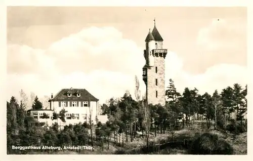 AK / Ansichtskarte Arnstadt Ilm Berggasthaus Alteburg Turm Kat. Arnstadt