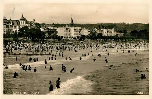 AK / Ansichtskarte Binz Ruegen Strand Kat. Binz