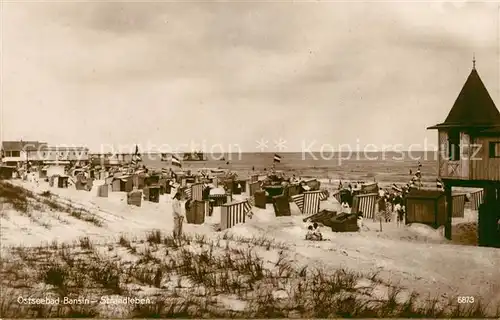 AK / Ansichtskarte Bansin Ostseebad Strandleben Kat. Heringsdorf