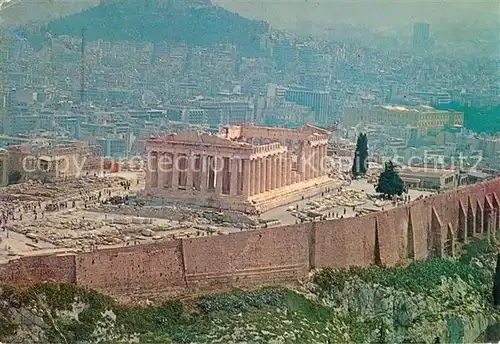 AK / Ansichtskarte Athen Griechenland Fliegeraufnahme Akropolis Kat. 