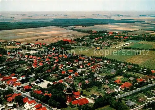 AK / Ansichtskarte Hage Ostfriesland Fliegeraufnahme Kat. Hage