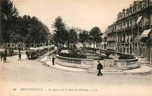 AK / Ansichtskarte Montpellier Herault Le Square de la Gare de Palavas Kat. Montpellier