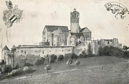 AK / Ansichtskarte Ronneburg Hessen Schloss Wappen Kat. Ronneburg