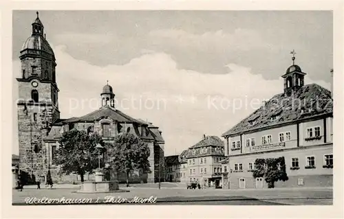 AK / Ansichtskarte Waltershausen Gotha Markt Kat. Waltershausen